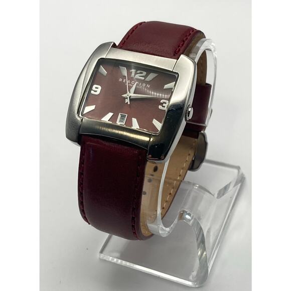 Kenneth Cole Reaction Mens V297-03 Watch 37mm New Battery WR Adjustable Band - Picture 2 of 13